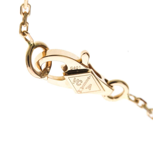Collier Van Cleef & Arpels Sweet Alhambra - Collier en or blanc 18k et diamants 58 Facettes wbt963v506