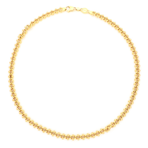 Collier Urbano - Collier maille gourmette fantaisie en or jaune 18 carats 58 Facettes 939A306997634991B33A16A5D06D07CB