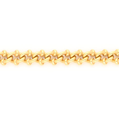 Collier Urbano - Collier maille gourmette fantaisie en or jaune 18 carats 58 Facettes 939A306997634991B33A16A5D06D07CB