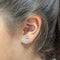 Boucles d'oreilles Boucles d’oreilles en or blanc 18 carats et diamants, 0,54 ct 58 Facettes 2B-F