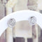 Boucles d'oreilles Boucles d’oreilles en or blanc 18 carats et diamants, 0,54 ct 58 Facettes 2B-F