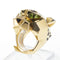 Bague 55 Cartier Panthère - Bague en or jaune 18k, péridots et onyx 58 Facettes 2.18223