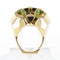 Bague 55 Cartier Panthère - Bague en or jaune 18k, péridots et onyx 58 Facettes 2.18223
