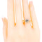 Bague 54 Bague halo en diamants, or 14k et platine 58 Facettes 94539860AACB4C71A413ADF64253D2AA