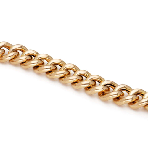 Bracelet Bracelet gourmette à maillons en or jaune 14 carats 58 Facettes 4631C406771A4DFB8E50B675B52AB31C