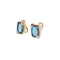 Boucles d'oreilles Pomellato Ritratto - Boucles d’oreilles en or rose avec topazes London et diamants 58 Facettes 2.18436