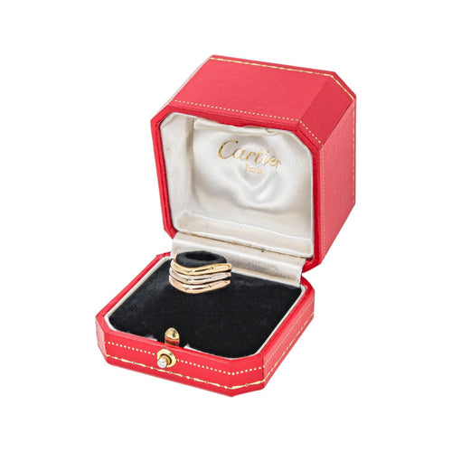Bague 53 Cartier - Bague Atlantis en or jaune, blanc et rose 750 58 Facettes 5661655CN