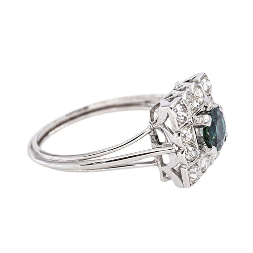 Bague 64 Bague en or blanc 18 carats, saphir et diamants 58 Facettes 5992238CN