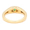 Bague 53 GLAMIRA - Bague en or jaune 14k avec émeraude 58 Facettes 7293E2937EA1432EB2160657120EA0EA