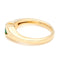 Bague 53 GLAMIRA - Bague en or jaune 14k avec émeraude 58 Facettes 7293E2937EA1432EB2160657120EA0EA