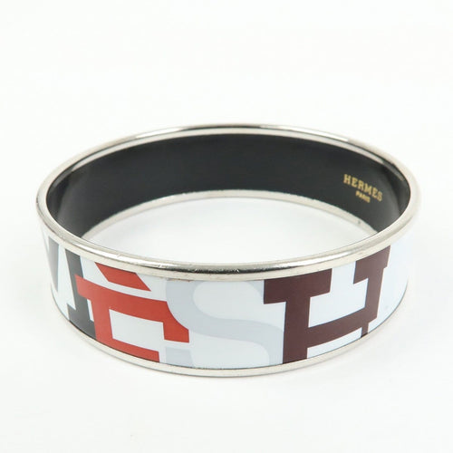 Bracelet Hermès - Bracelet jonc en émail imprimé 58 Facettes v3jkvie8jo