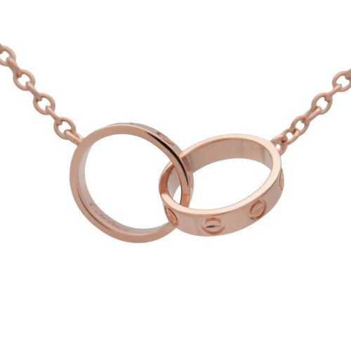 Collier Cartier - Collier Love Interlocking en or rose 18k 58 Facettes ljagcymb1p