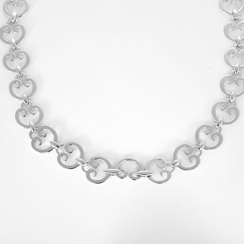 Collier O.J. Perrin - Collier cœur en or blanc 18k 58 Facettes ColcoeurO.Jperrin