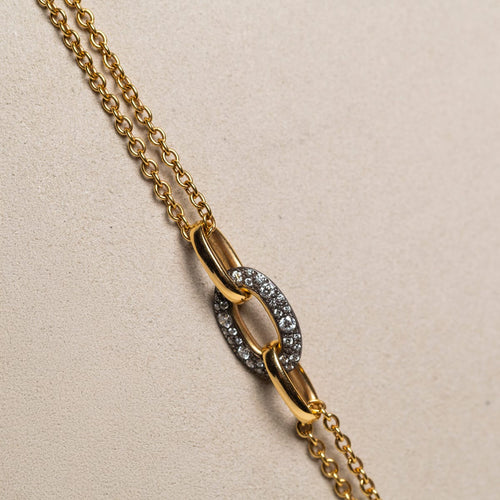 Collier Pomellato Catene - Sautoir en or rose et diamants 58 Facettes 2.19211