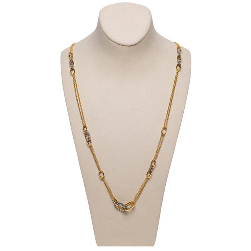 Collier Pomellato Catene - Sautoir en or rose et diamants 58 Facettes 2.19211