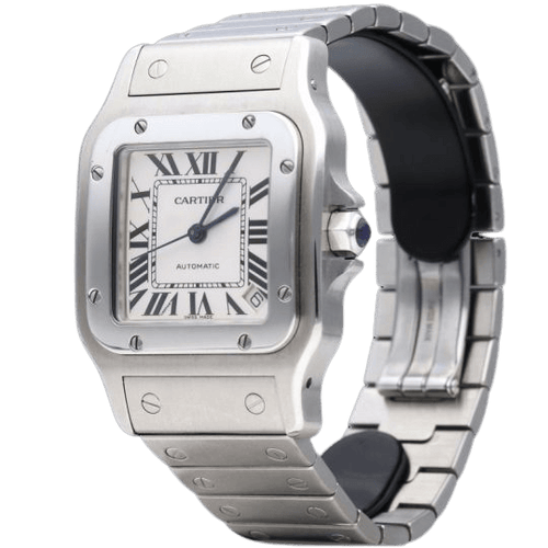 Montre Cartier - Montre Santos Galbée XL 58 Facettes MT47868