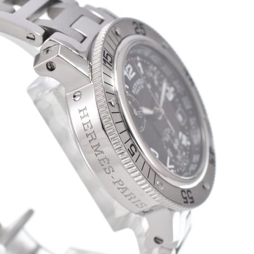 Hermès - Montre Clipper Diver chronographe à quartz en acier inoxydable 58 Facettes o256i3mjys