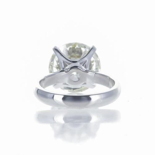 Bague 54 Bague solitaire diamant 7,66 ct M/VS2 IGI en or blanc 58 Facettes 2.18849