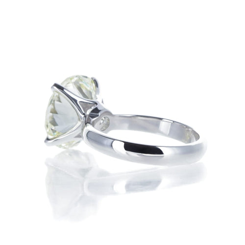 Bague 54 Bague solitaire diamant 7,66 ct M/VS2 IGI en or blanc 58 Facettes 2.18849