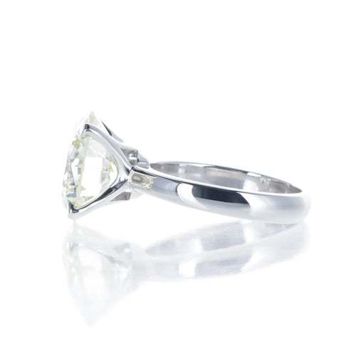 Bague 54 Bague solitaire diamant 7,66 ct M/VS2 IGI en or blanc 58 Facettes 2.18849