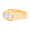 Bague 61 Bague trilogie en or blanc et or jaune 18k, diamants taille brillant 58 Facettes 6A6425E36CD842E88C0D2E6E1AA79B92
