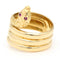Bague 52 Bague serpent victorienne en or jaune 18 ct et rubis 58 Facettes CAC76E78BD1E4724A345EAF00E8AA99F