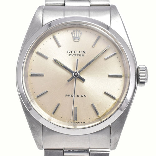 Montre Rolex Oyster Precision - Montre en acier 58 Facettes crjpfaho2m