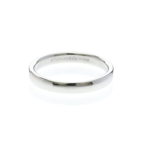 Bague 54 Tiffany & Co. - Alliance classique en platine 58 Facettes m5589kzi79