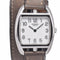 Montre Hermès - Montre Cape Cod Double Tour à quartz en acier inoxydable et cuir 58 Facettes kn7d5w96h2