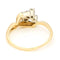 Bague 61.5 Bague fleur - Diamants en or jaune et or blanc 14 carats 58 Facettes 393FC826DE894B47A1FEEC9C2762493A