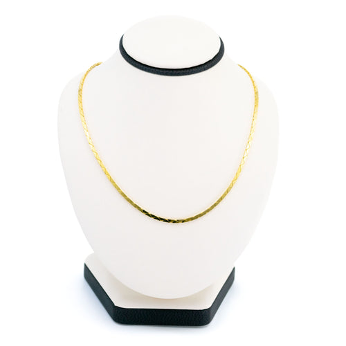 Collier Friedrich Binder - Collier maille cobra vintage en or jaune 14 carats 58 Facettes 0B72E09B1B374F37B2CEFA99703B6063