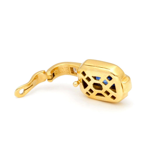Pendentif Pendentif vintage en or 18 ct avec saphir et diamants 58 Facettes C4F28464A03C45D9A1A32AF713E1F1B6