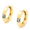 Boucles d'oreilles Diamonde - Créoles en or jaune 14k et or blanc, diamants 58 Facettes 1136CDC91D8A45359177DB346FFA7D7F