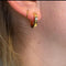 Boucles d'oreilles Diamonde - Créoles en or jaune 14k et or blanc, diamants 58 Facettes 1136CDC91D8A45359177DB346FFA7D7F