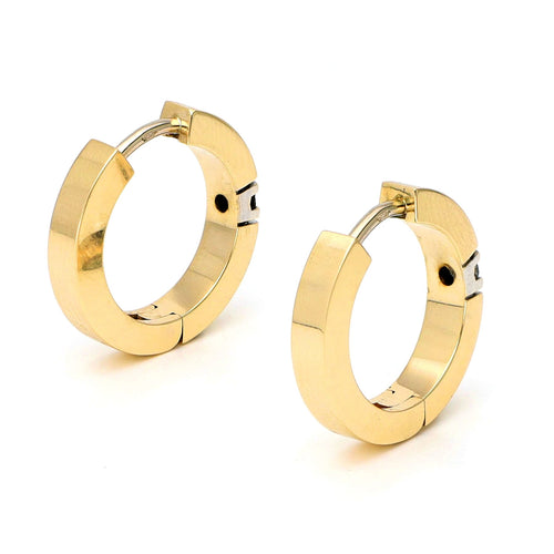 Boucles d'oreilles Diamonde - Créoles en or jaune 14k et or blanc, diamants 58 Facettes 1136CDC91D8A45359177DB346FFA7D7F