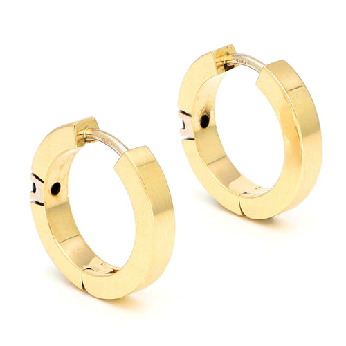 Boucles d'oreilles Diamonde - Créoles en or jaune 14k et or blanc, diamants 58 Facettes 1136CDC91D8A45359177DB346FFA7D7F