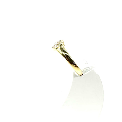 Bague Bague jonc en or jaune et diamants 58 Facettes Z15B51798