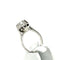 Bague 52 Bague solitaire - diamant 1,19 ct en or blanc 750 et platine 58 Facettes Z15B51466