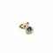 Pendentif Pendentif bicolore en or jaune et blanc 750, saphir et diamants 58 Facettes Z15B51628