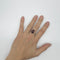 Bague 55 Bague en or jaune 750 ornée d’un grenat 58 Facettes Z1351502