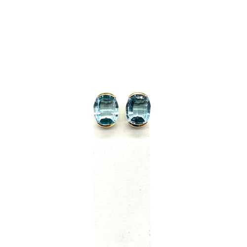 Boucles d'oreilles Boucles d'oreilles en or jaune et topaze 58 Facettes Z15B51698