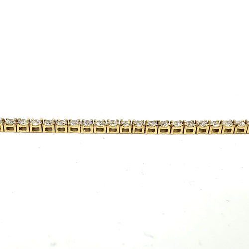 Bracelet Bracelet rivière de diamants en or jaune 58 Facettes Z1351818