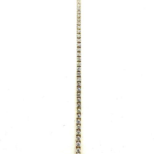 Bracelet Bracelet rivière de diamants en or jaune 58 Facettes Z1351818