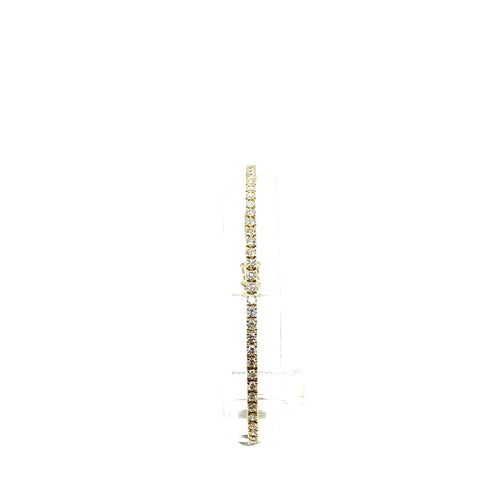 Bracelet Bracelet rivière de diamants en or jaune 58 Facettes Z1351818