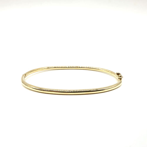Bracelet Bracelet jonc ouvrant massif en or jaune 750 58 Facettes Z1351546