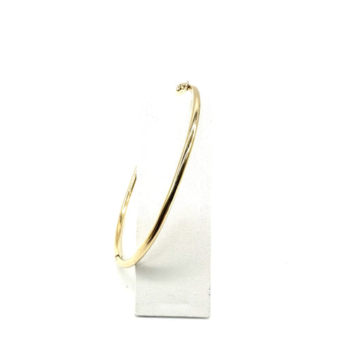 Bracelet Bracelet jonc ouvrant massif en or jaune 750 58 Facettes Z1351546