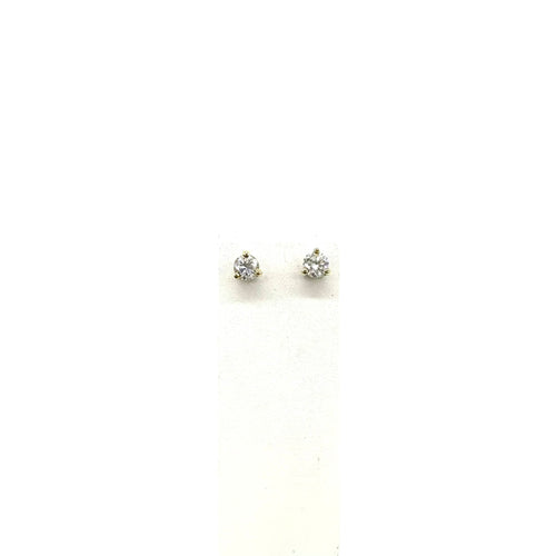 Boucles d'oreilles Boucles d'oreilles puces en or jaune 750 et diamants 58 Facettes Z15B51730