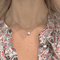 Collier Collier solitaire en or blanc et diamant 58 Facettes Z1351595
