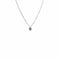 Collier Collier solitaire en or blanc 750 et diamant 1,03 ct 58 Facettes Z1351595