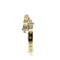 Bracelet Bracelet jonc ouvrant en or jaune 750 et diamants 58 Facettes Z1351789